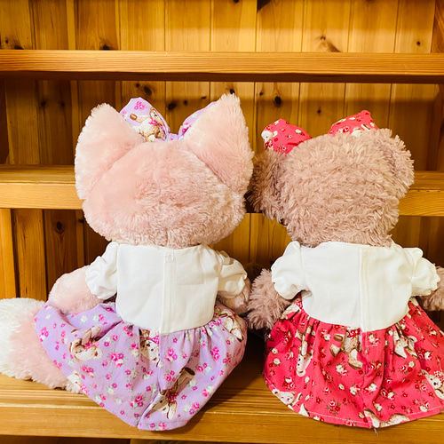 2着セット♡ お揃いコスチューム テディベア柄 シェリーメイ