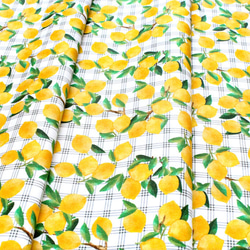 カットクロス  3 Wishes Fabric / White Cottage Farm Trailing Lemons 4枚目の画像