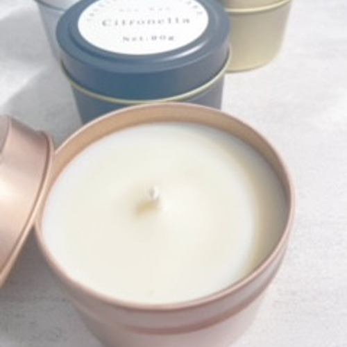 ❁⃘*.゜シトロネラ❁⃘*.゜ 手作りキャンドル 缶入り ❁⃘*.゜