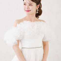 CR139ブライダルピアス  蝶々 大ぶり　揺れる 花嫁ピアス　ブライダルピアス　結婚式ピアス　ウェディングピアス 5枚目の画像