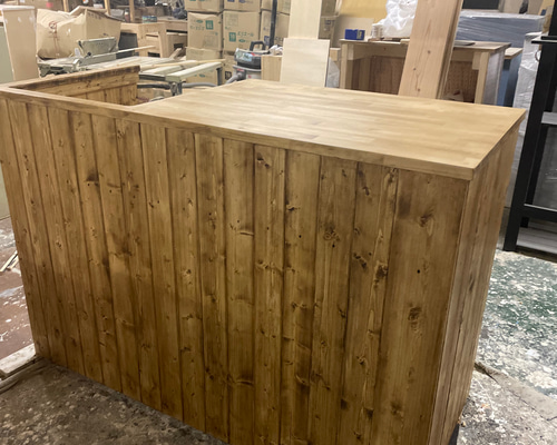 レジカウンター★ハンドメイド家具★店舗用★勉強机★オーダー可能 レジカウンター☆ハンドメイド家具☆店舗用☆勉強机☆オーダー可能