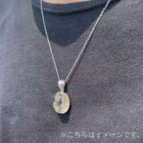 OUTLET SALE- 訳あり品など大放出 無数の金針が魅力的】一点物 ゴールドルチルクォーツ ペンダント ネックレス・ペンダント