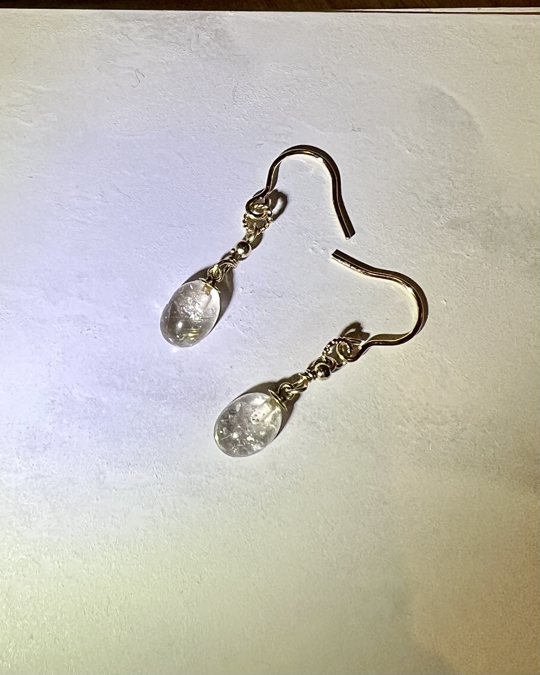 ルチルクォーツ ピアス / Rutilated Quartz Earrings＿14KGF 9,344円