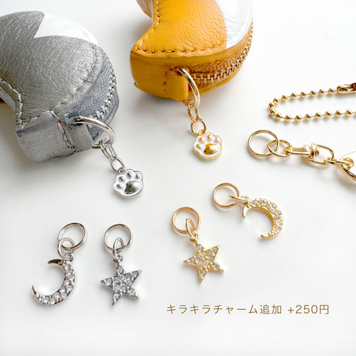 猫型コインケース 30金色のねこ/ゴールド（中：桜）［超ミニ