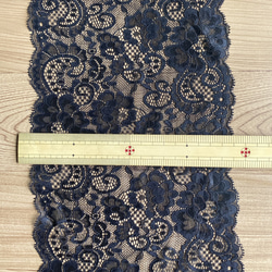 AZ191★3M★　ラッセルレース　ケミカルレース　レース　刺繡　2色 5枚目の画像