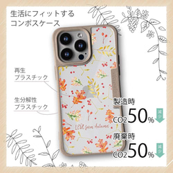 iPhone15/iPhone15Pro/送料無料 TPU風 LOVE from Autumn Vol-3 花柄 7枚目の画像