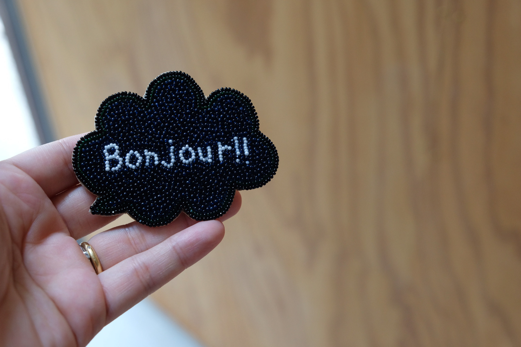 Bonjour！brooch"(受注制作)