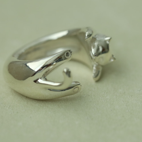 SHENA 猫モチーフ シルバーリング SHENA 猫モチーフ シルバーリング