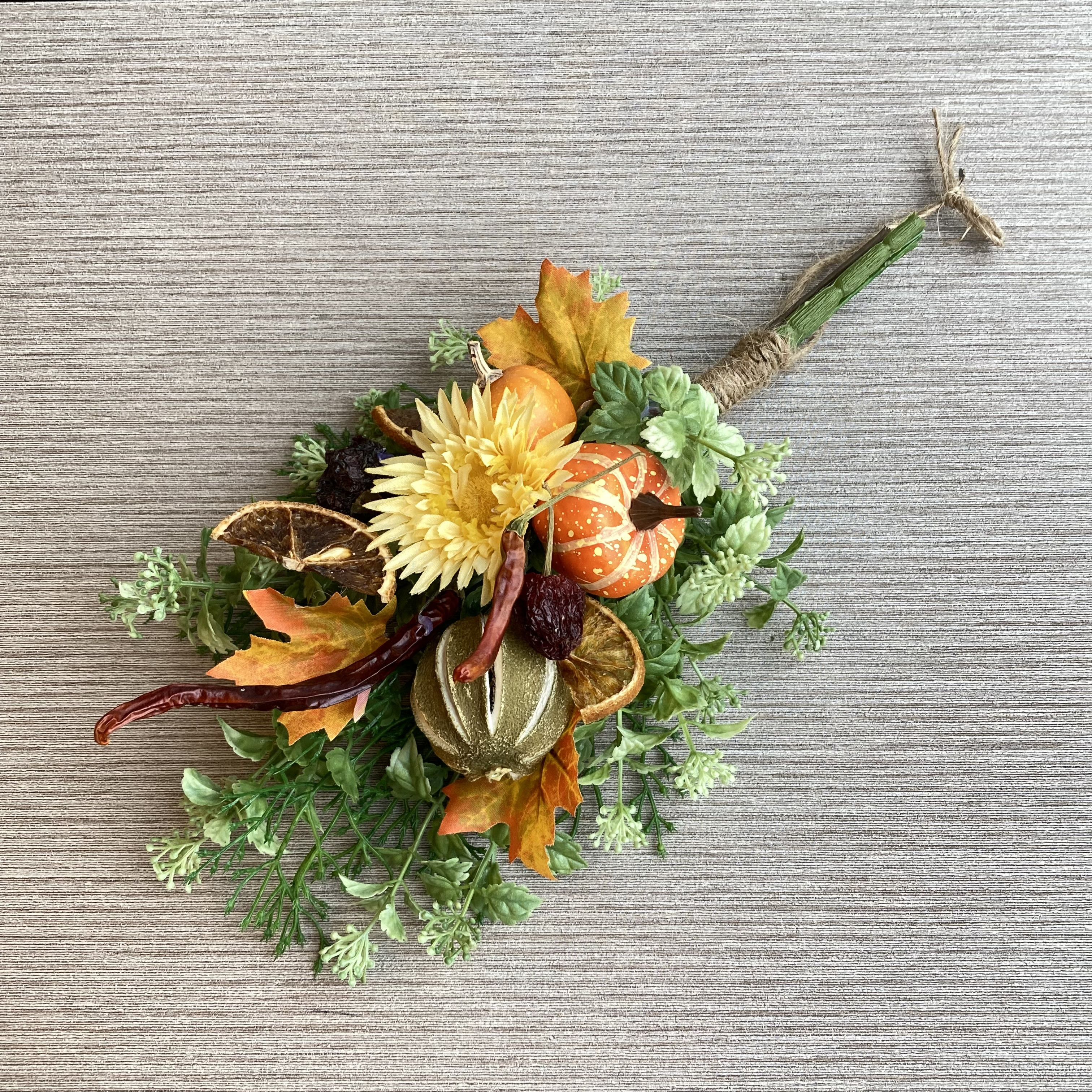 オータムスワッグ♡ハロウィン風ロングスワッグ約48センチ オータムスワッグ♡ハロウィン風ロングスワッグ約48センチ