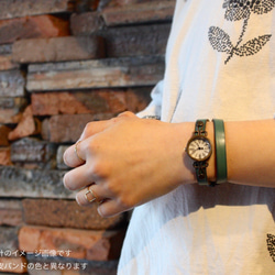 『漢字』◆真鍮製　クォーツ式手作り腕時計◆SBQ-6024-K 7枚目の画像