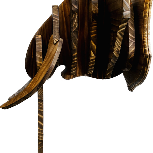 M0607701B 引き取り限定 看板 象 オブジェ エレファント ヘッド