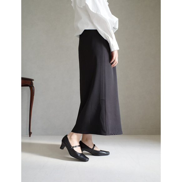 若々しくお洒落なストラップパンプス5cmヒール 日本製本革 / PO-NU751 13枚目の画像