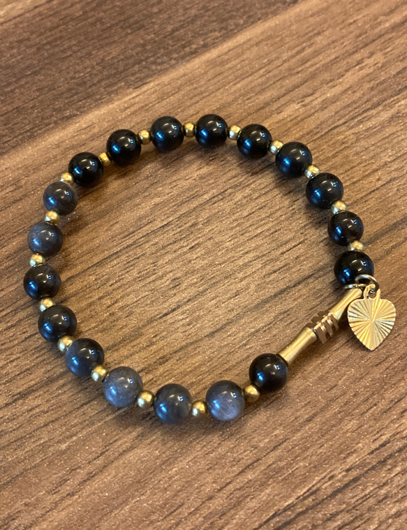 強效黑銀曜石手鍊｜黑曜石｜銀曜石 ✨ (Silver) Obsidian bracelet 第3張的照片