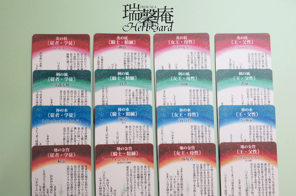 【A品・在庫販売】メタノイア タロット -詞の小径- 8枚目の画像