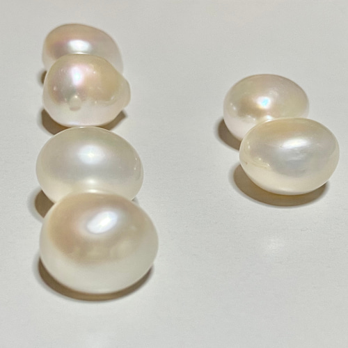 楽天市場】淡水パール ルース【穴なし】横約13-14mm バロック