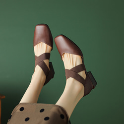 ★サイズ交換可能★本革製靴　ハンドメイドシューズ　レディース パンプス 7枚目の画像