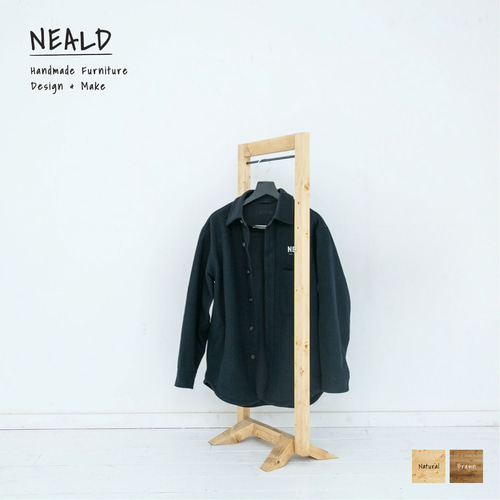 NEALDハンガーラック 楽天市場】ハンガーラック スリム 無垢 アイアン 洋服掛け 帽子掛け