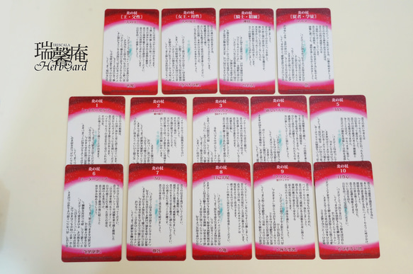 【B品・在庫販売】メタノイア タロット -詞の小径-（B品カードデッキ本体＋B品シールのみ、化粧箱なし） 14枚目の画像