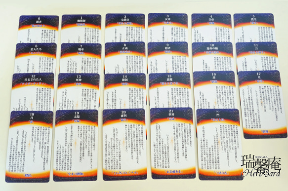 【B品・在庫販売】メタノイア タロット -詞の小径-（B品カードデッキ本体＋B品シールのみ、化粧箱なし） 13枚目の画像