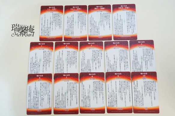 【B品・在庫販売】メタノイア タロット -詞の小径-（B品カードデッキ本体＋B品シールのみ、化粧箱なし） 17枚目の画像