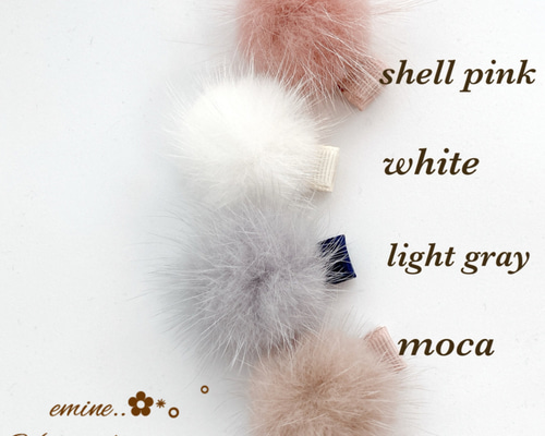 【ふわふわファーボタン】ベビーヘアクリップ♡ベビーヘアピン セミオーダーメイド 楽天市場】【 ベビー ヘアクリップ 】フワフワ フェイクファー スター