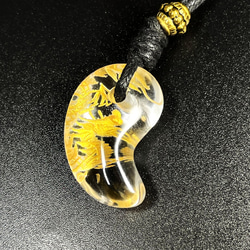 【願いを叶える力を与える】皇帝龍彫本水晶クリスタル 勾玉 ワックスコード ネックレス ｍｙ１ 4枚目の画像