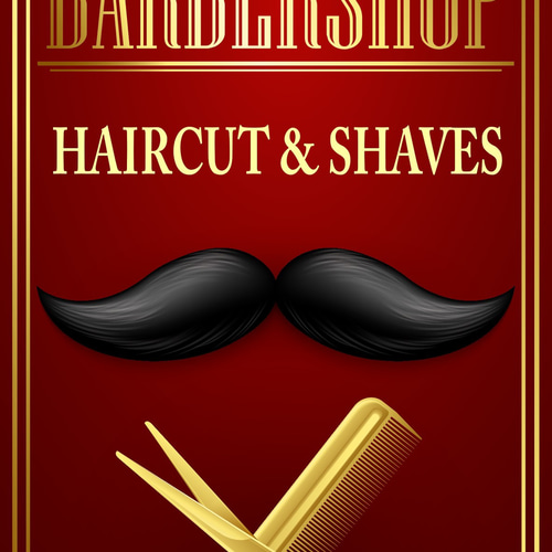 Lサイズ】バーバー 理容室 床屋 ビンテージ ロカビリー 看板 ライトBOX