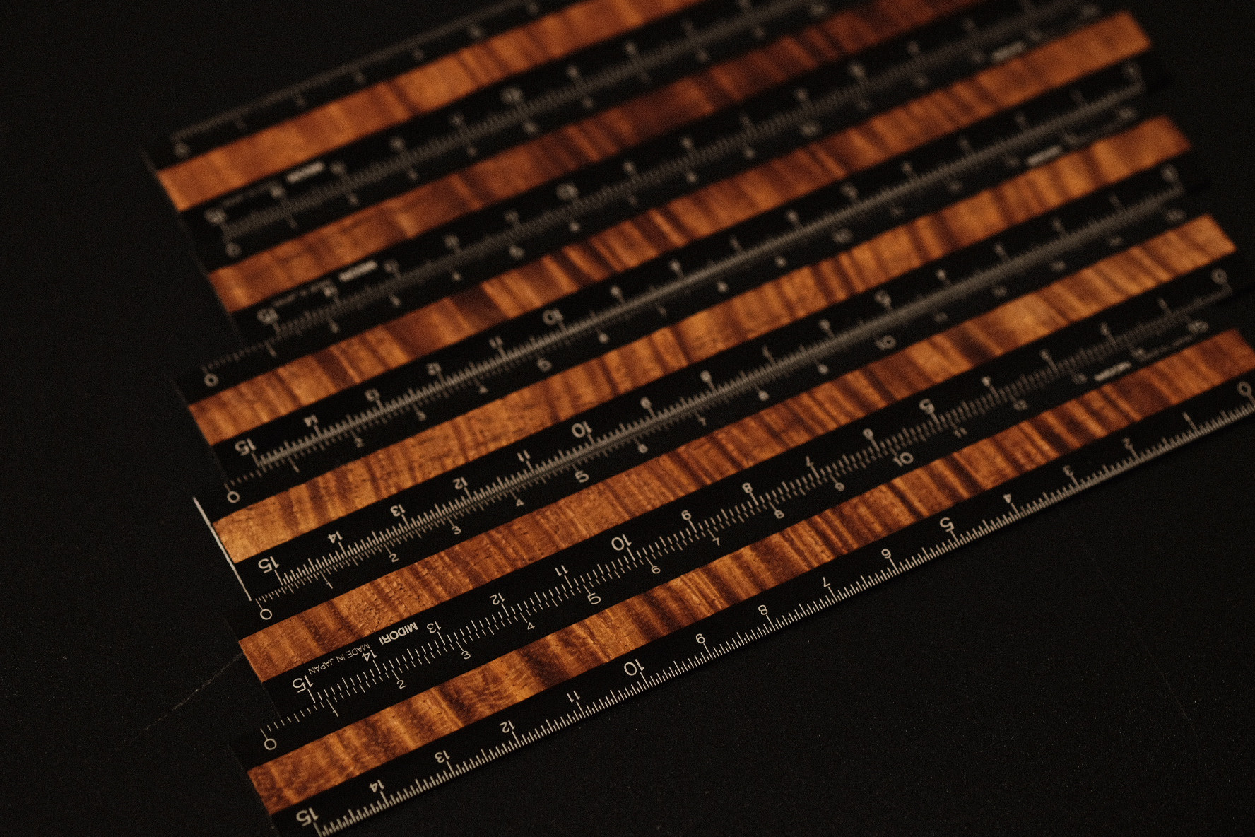 ハワイ産定規とボールペン ハワイ産定規とボールペン