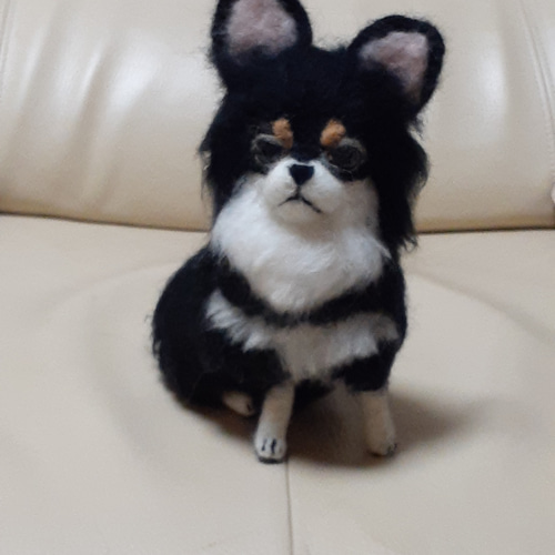 羊毛フェルトクロチワワ