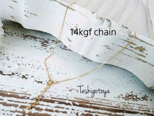 【特集掲載】ひとつぶ枠留天然石ネックレス【オーバル】 6枚目の画像