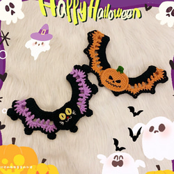 ハロウィン 猫&犬&用襟型ペット首輪☆かぼちゃ 2枚目の画像