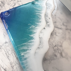 オーダー品　海のiPad手帳型ケース　サイズ変更可　10.9インチ　オーシャンアート　スマホケース　ダブレット　海 3枚目の画像