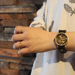 ◆真鍮製　手巻式手作り腕時計◆ LBM-2048 7枚目の画像