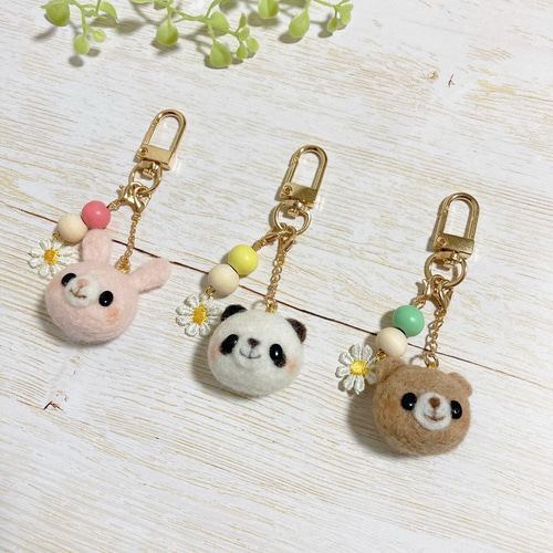 ♡ちびころアニマルズ 〜ナチュラル〜 ♡ お顔が選べる うさぎ パンダ
