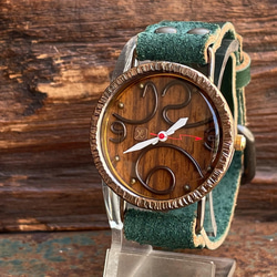 ◆真鍮製　クォーツ式手作り腕時計◆ LBQ-3095 1枚目の画像