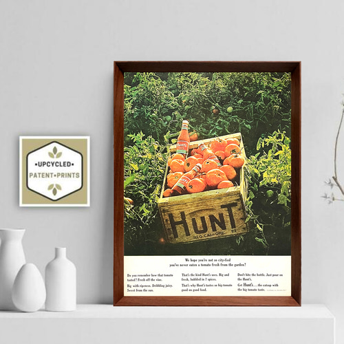 ハンツ トマト ケチャップ 1960年代 アメリカ雑誌 ヴィンテージ 広告