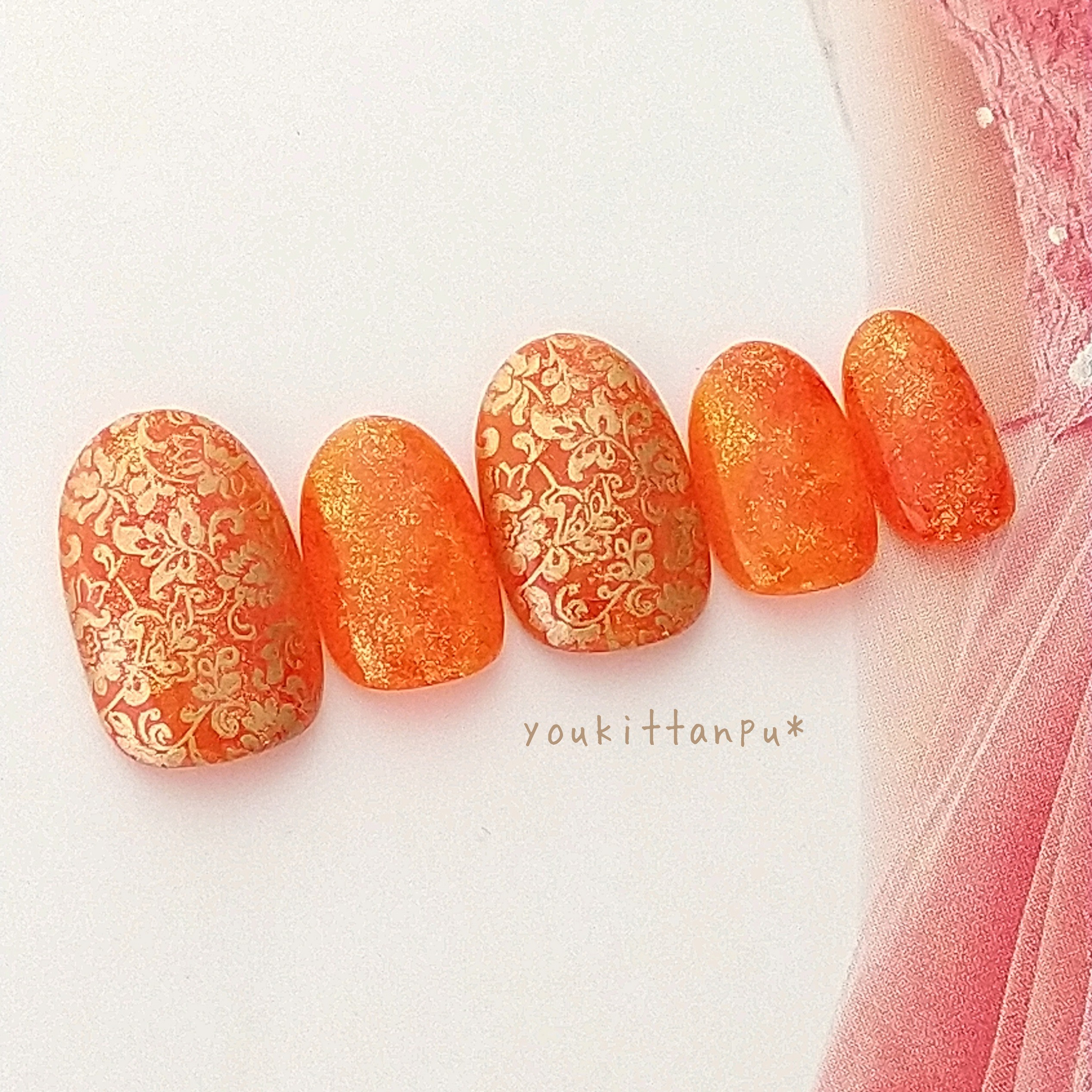 ネイルチップ 情熱＊つけ爪 結婚式 ブライダル ウェディング 白無垢 成人式 卒業式 シンプル 春 夏 秋 冬 振袖