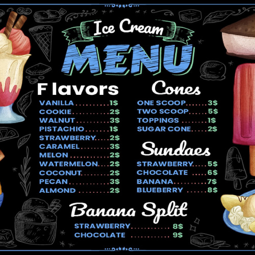 Lサイズ】アイスクリーム ソフトクリーム スイーツ 洋菓子 メニュー