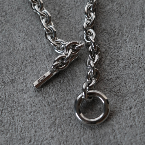 シルバー925製 ハンドメイドチェーンブレスレット ブレスレット