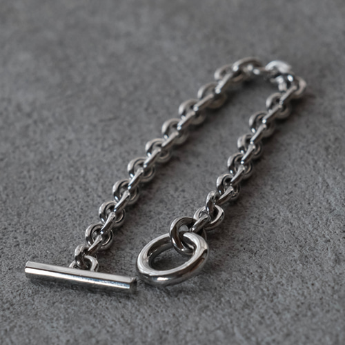 シルバー925製 ハンドメイドチェーンブレスレット ブレスレット