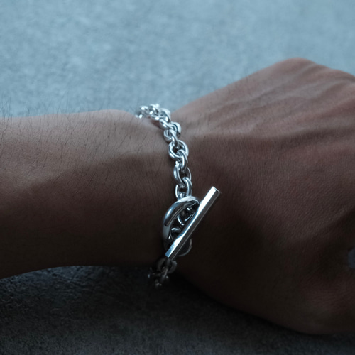 シルバー925製 ハンドメイドチェーンブレスレット ブレスレット