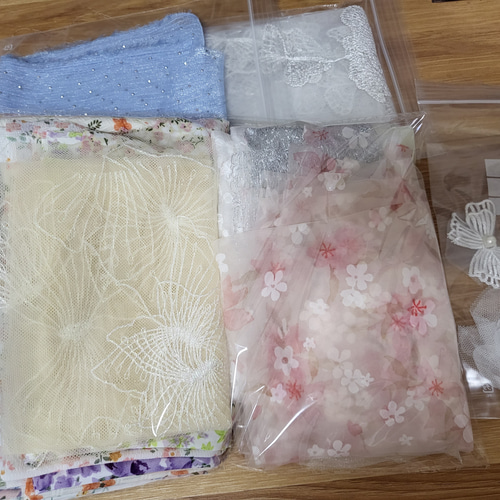 手染めお花モチーフレースセット‼️ジャンクジャーナル素材。 ollage 