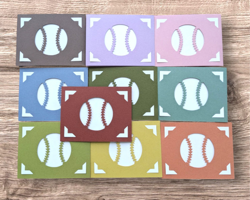 【専用です】野球ボールメッセージカード1300枚(4.8㎝サイズ) a8b6596d6ea1d61137c65d78d3926c