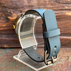 ◆『MOON』　クォーツ式手作り腕時計◆LBQ-3088-MOON 3枚目の画像