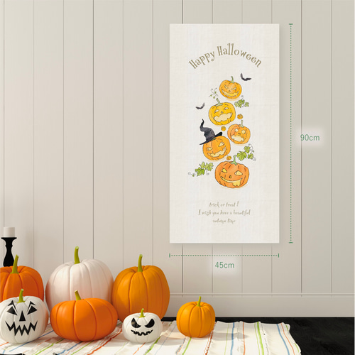 SALE！＊ハロウィンタペストリー（かぼちゃ祭り）D その他インテリア