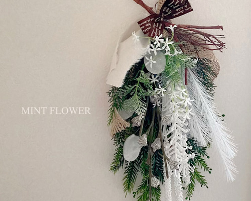 もみの木クリスマススワッグ アーティフィシャルフラワー スワッグ