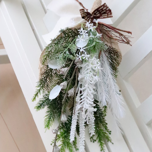 もみの木クリスマススワッグ アーティフィシャルフラワー スワッグ