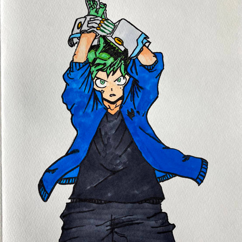 手描き】キャラクターの模写（カラーorモノクロ） 210㎜×210