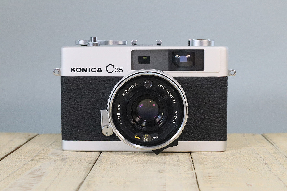 完動品】【3ヶ月保証】オールドフィルムカメラ コニカ KONICA