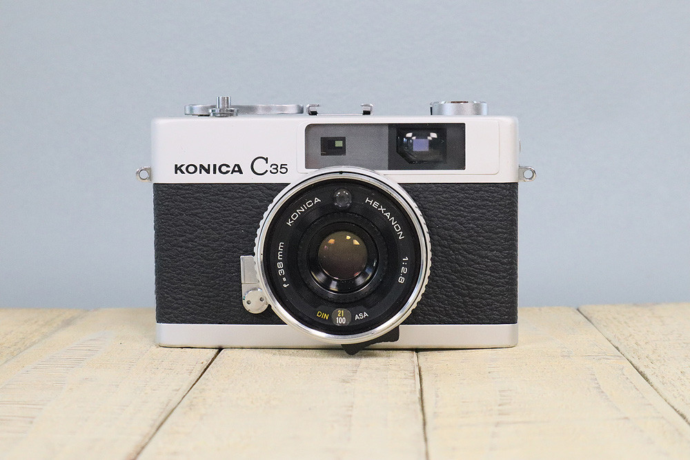 完動品】【3ヶ月保証】オールドフィルムカメラ コニカ KONICA